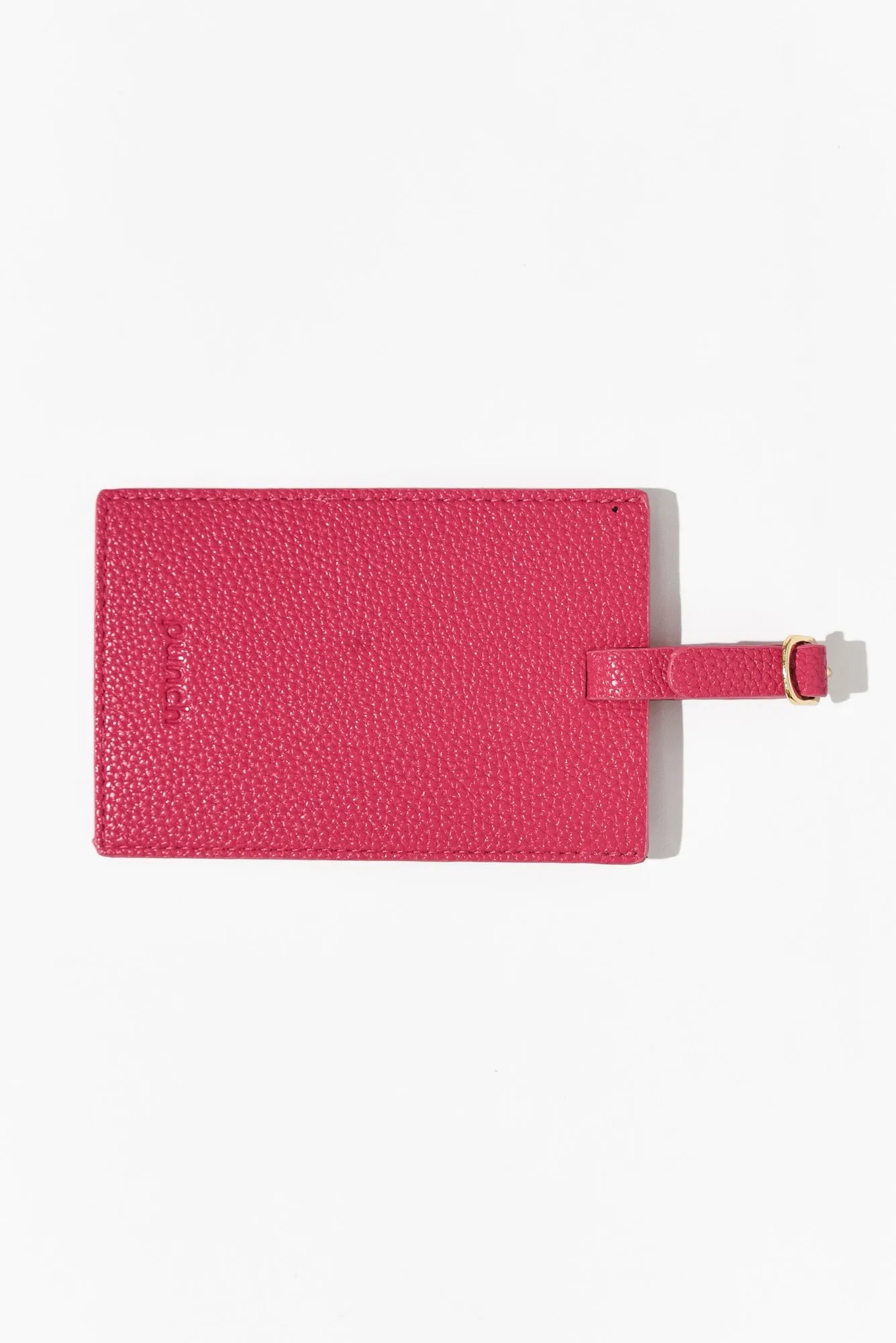 Mims Pink Luggage Tag