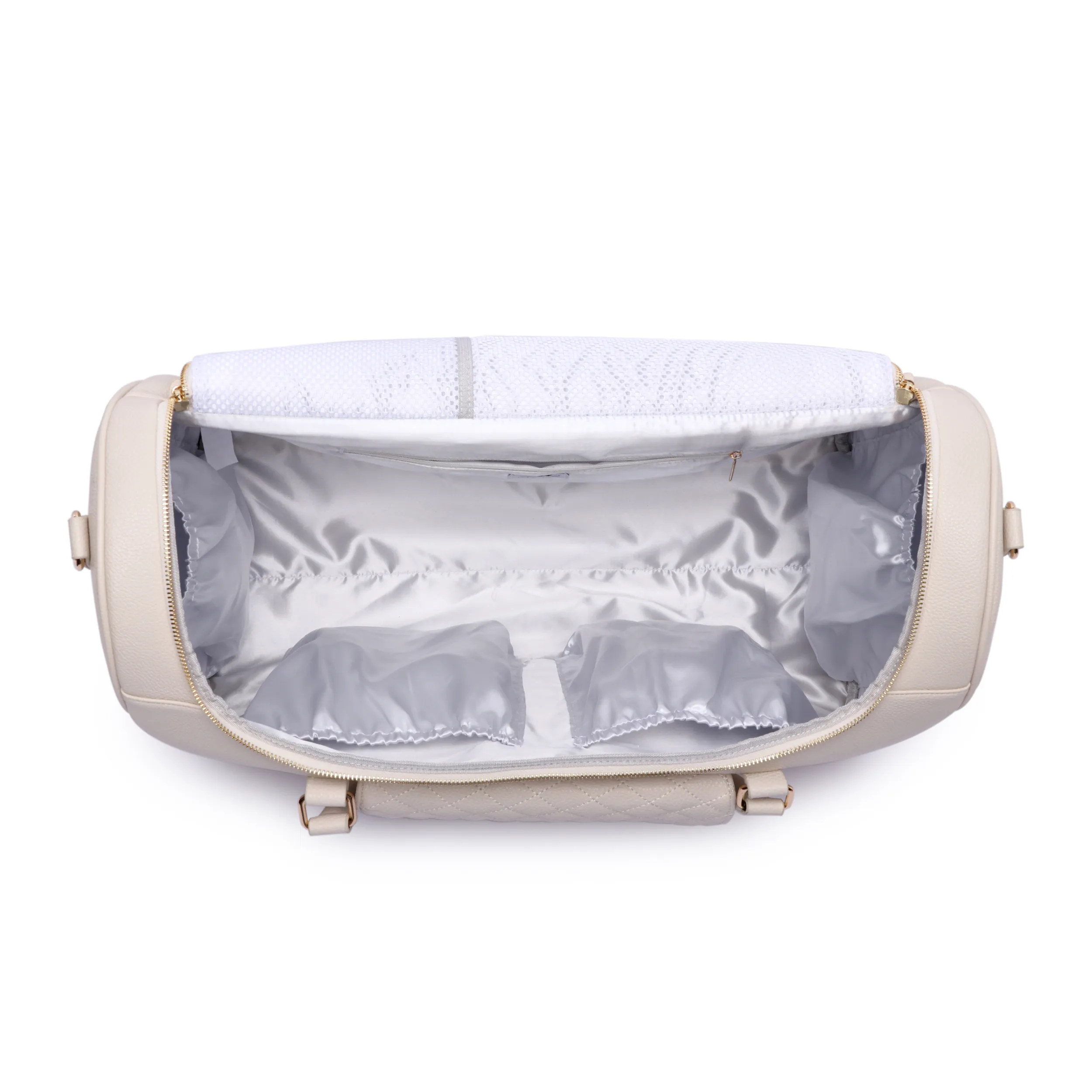 Monaco Travel Bag | Pearl White