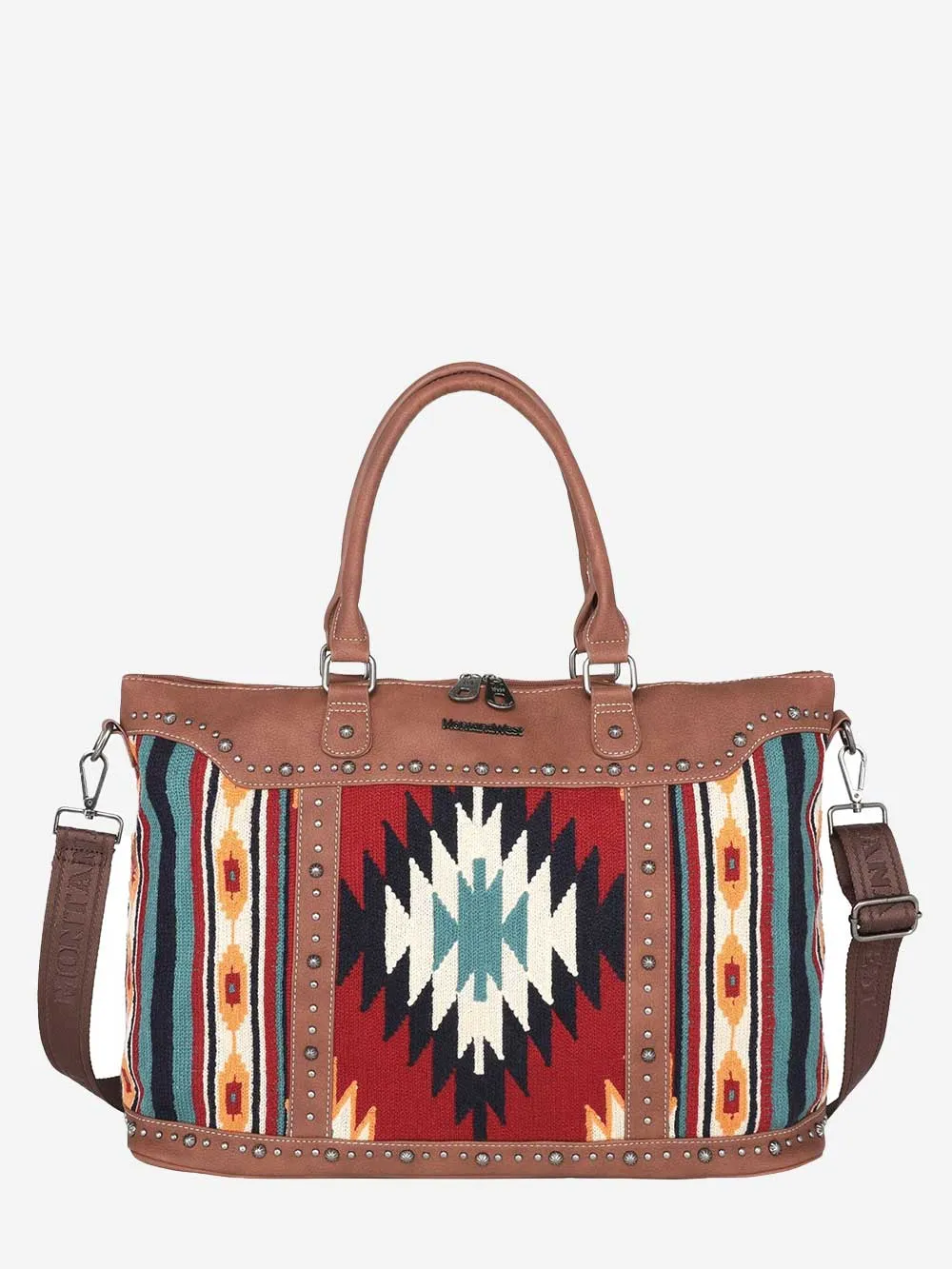 Montana West Aztec Tapestry Collection Weekender Bag