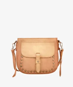 Montana West Genuine Leather Tassel Crossbody Bag