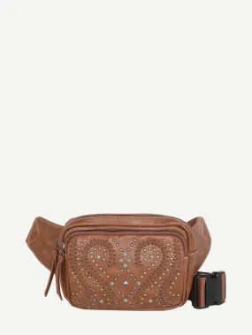 Montana West Whipstitch Collection Fanny Pack