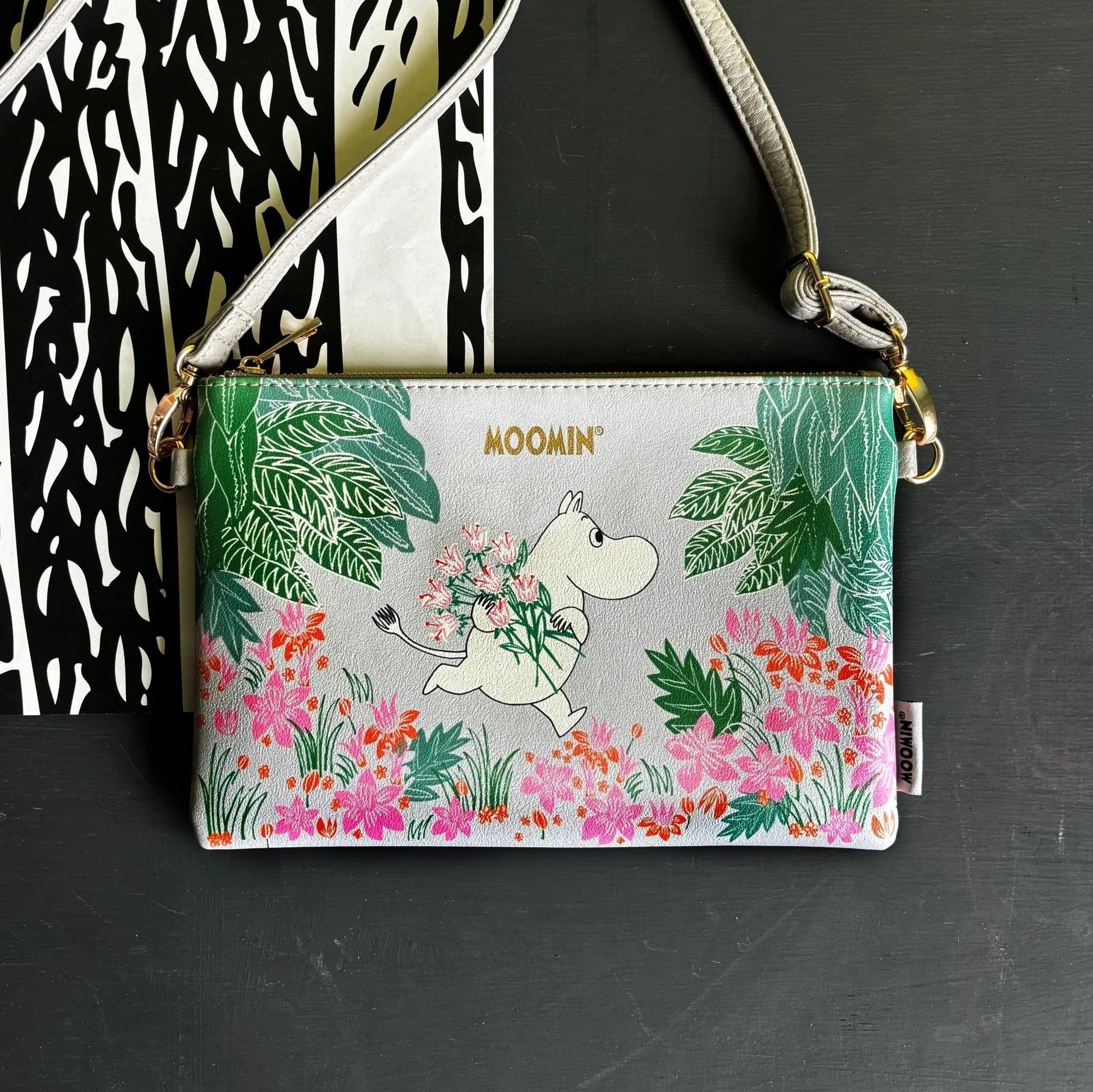 Moomin Floral Crossbody Bag