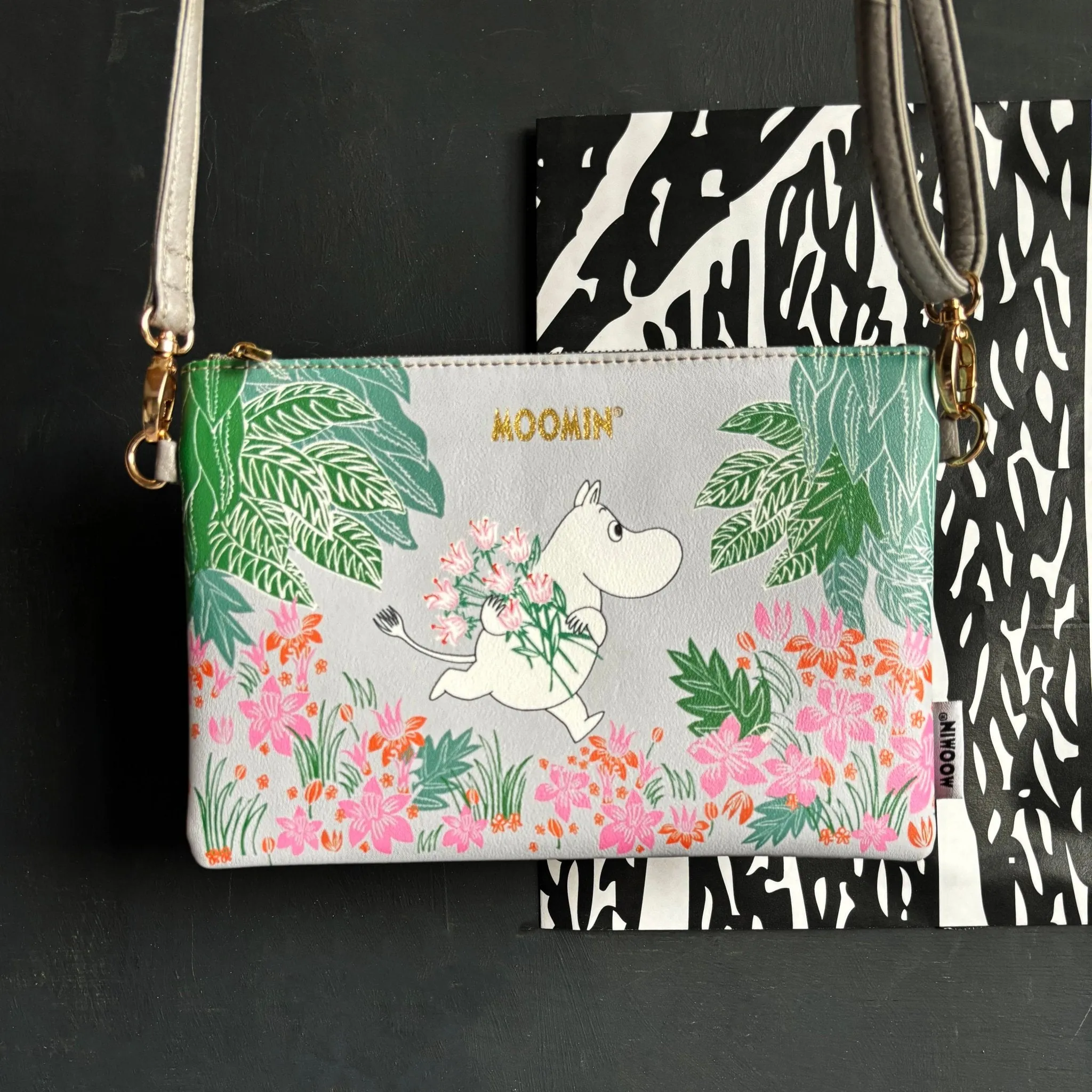 Moomin Floral Crossbody Bag