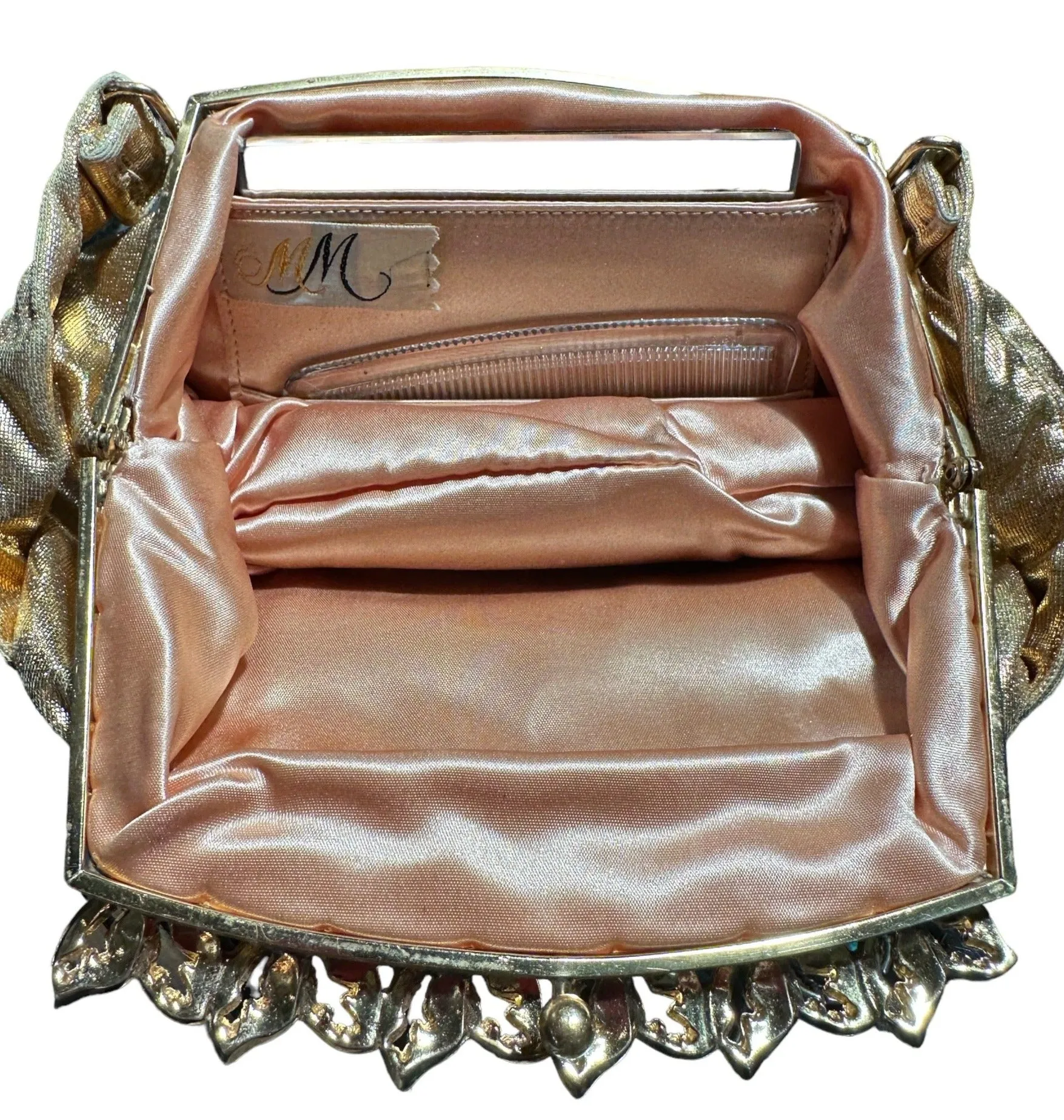 Morris Moskowitz 50s Gold Glamour Girl Evening Bag