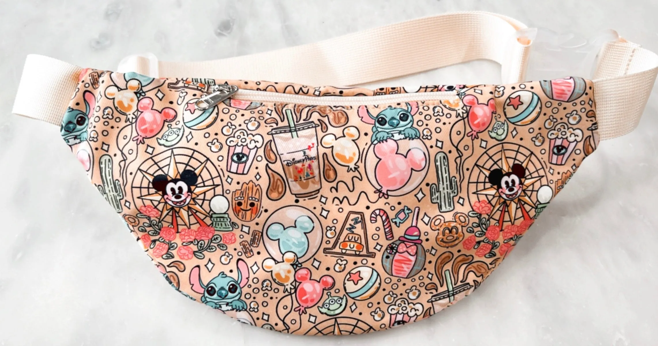 MOUSE LEOPARD FANNY PACK