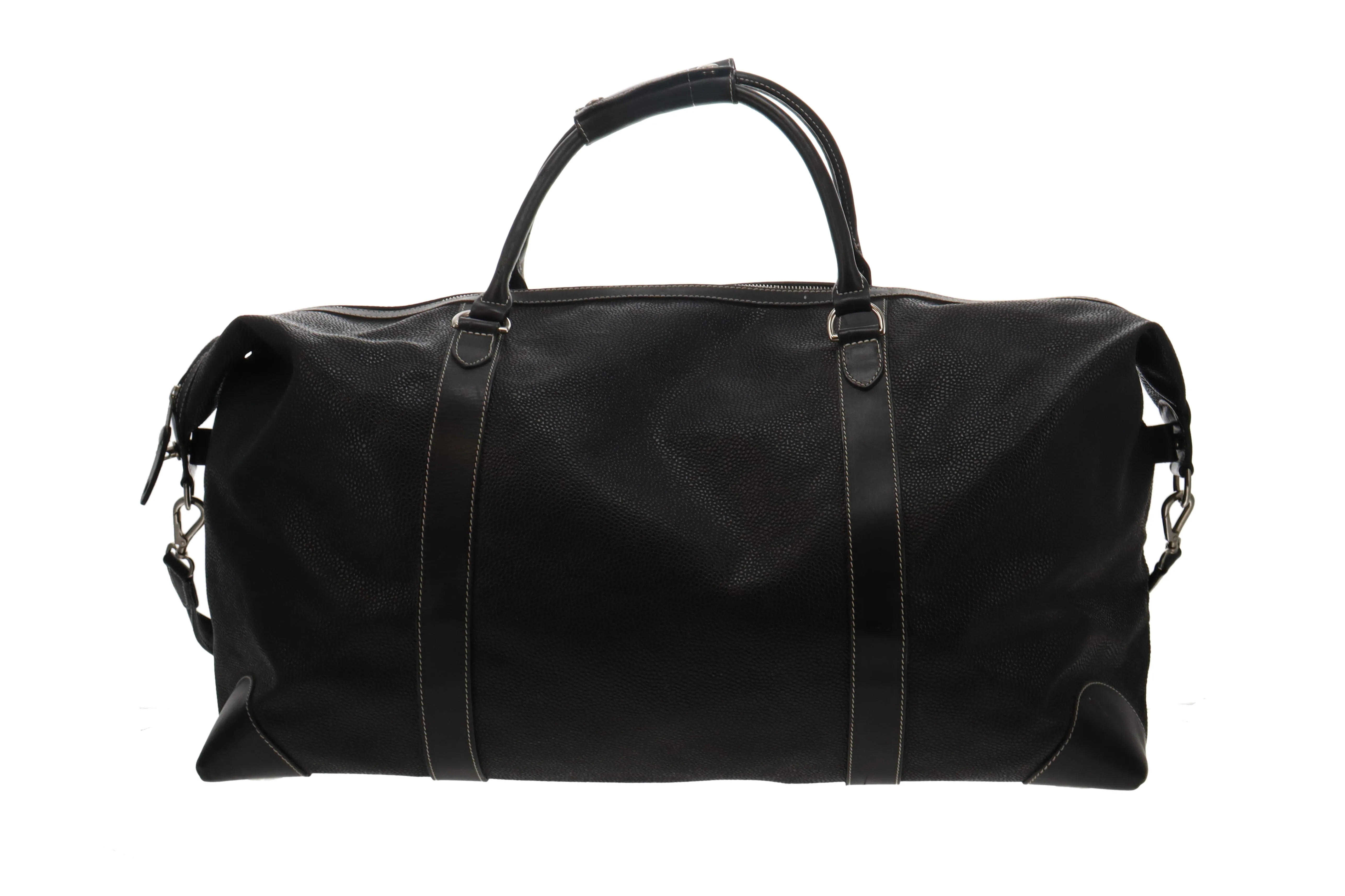 Mulberry Clipper Black Scotchgrain With Strap