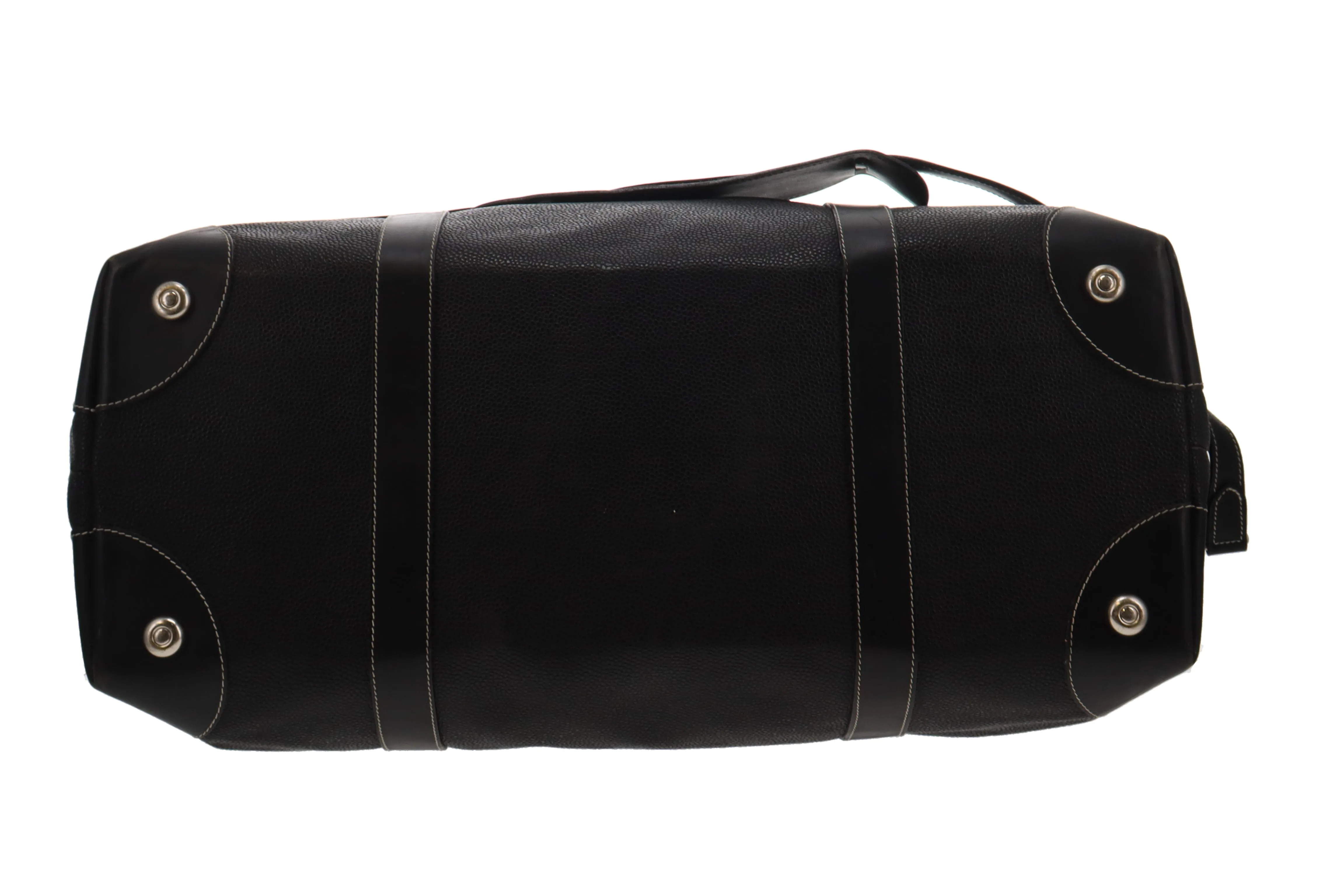 Mulberry Clipper Black Scotchgrain With Strap