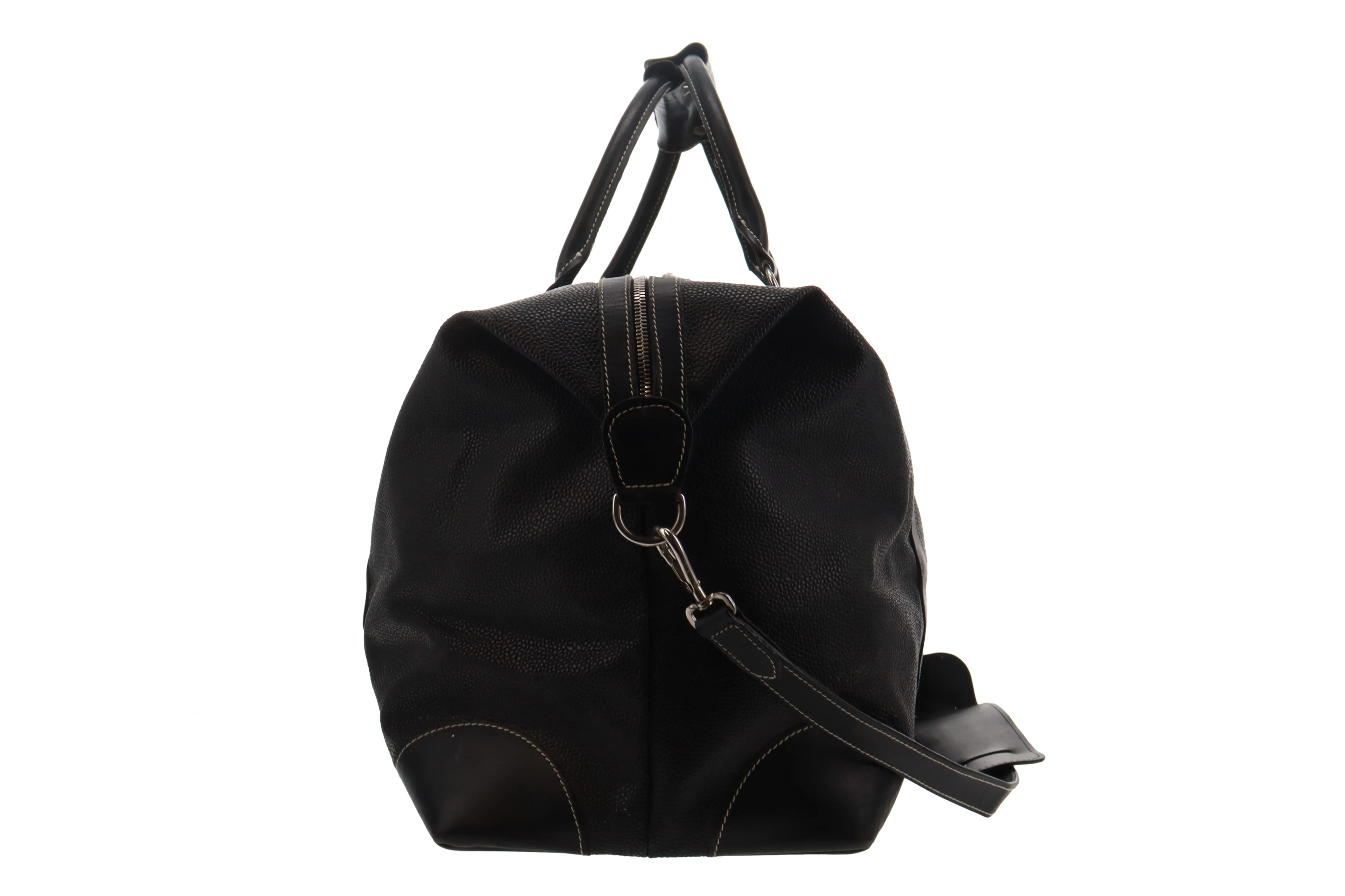 Mulberry Clipper Black Scotchgrain With Strap