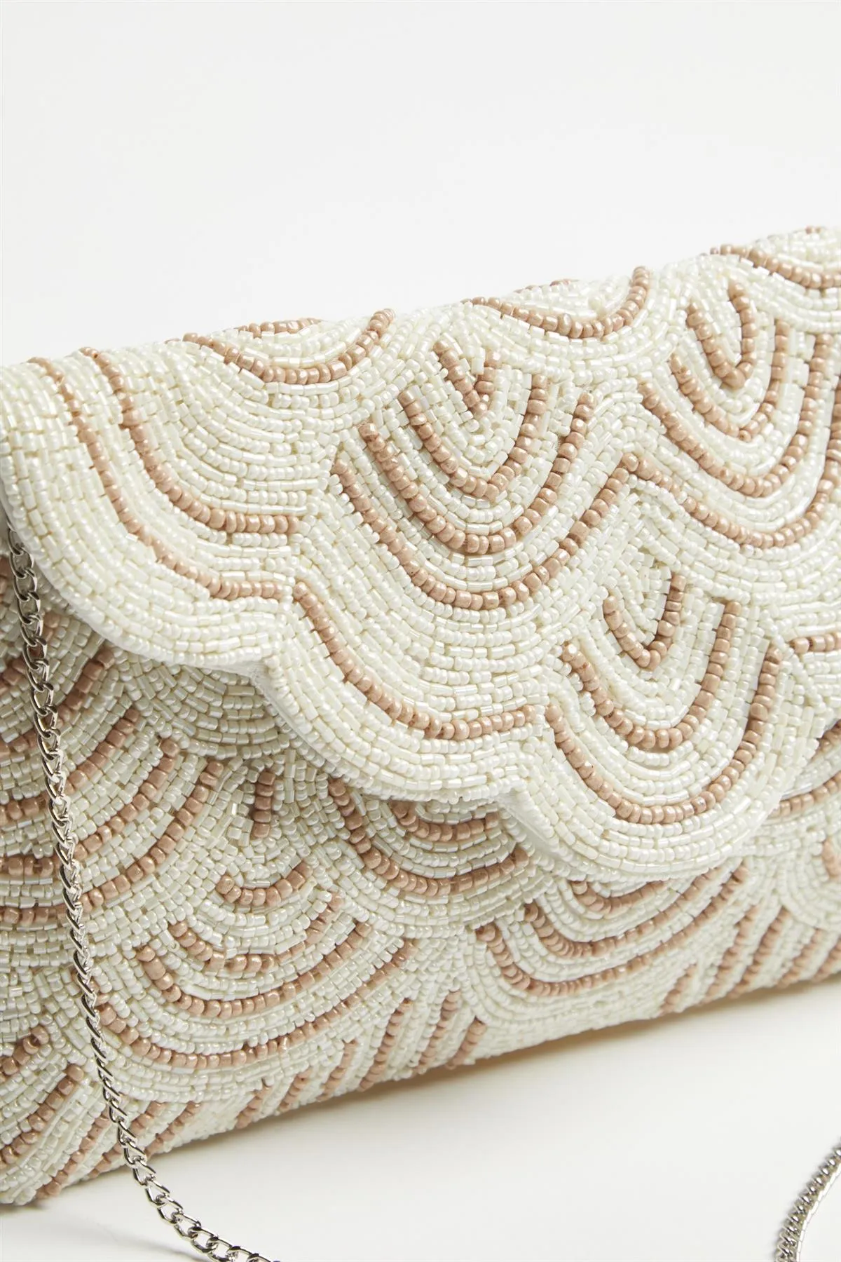 Multi Embellished Envelope Clutch-Bag