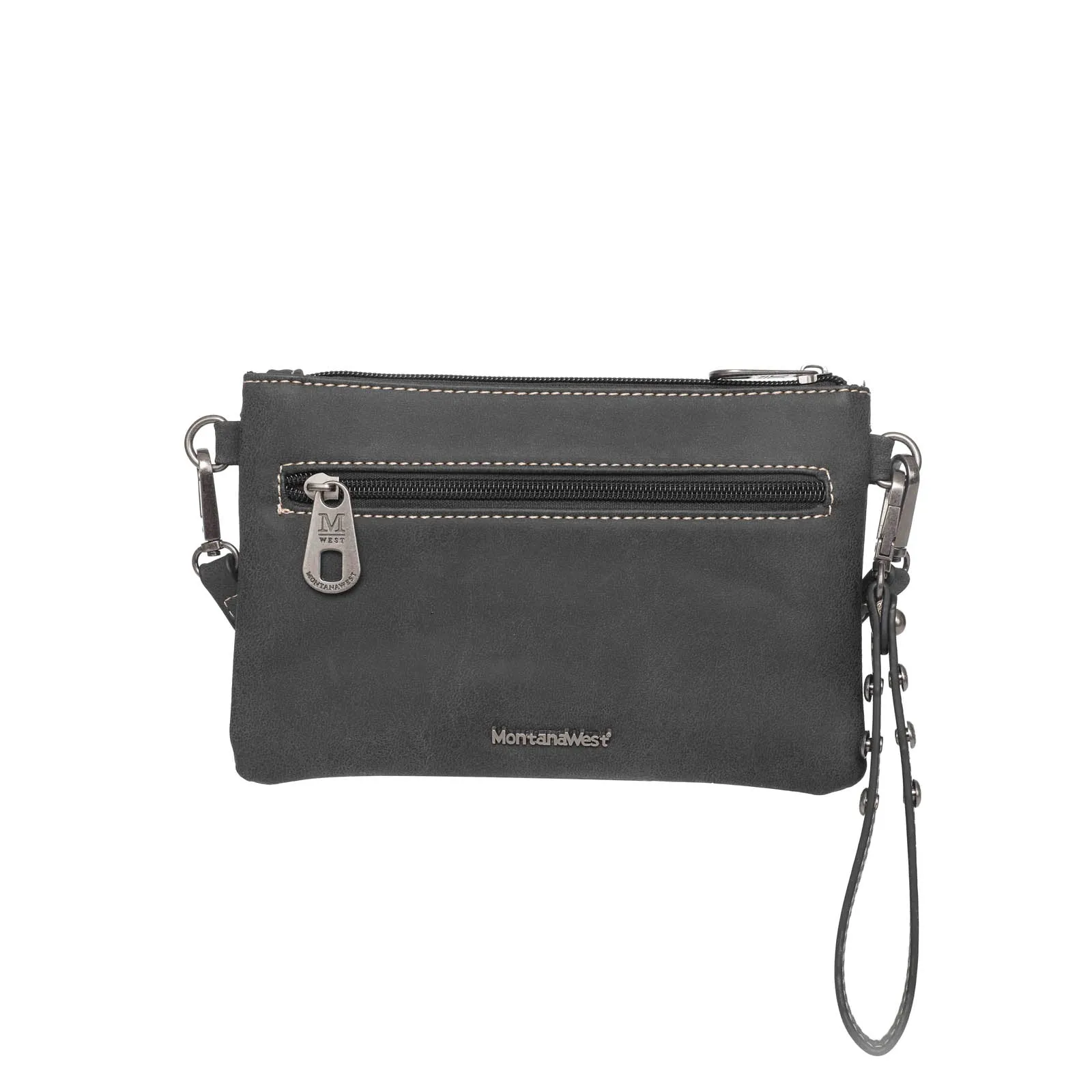 MW1057-181 Montana West Whipstitch Collection Clutch/Crossbody