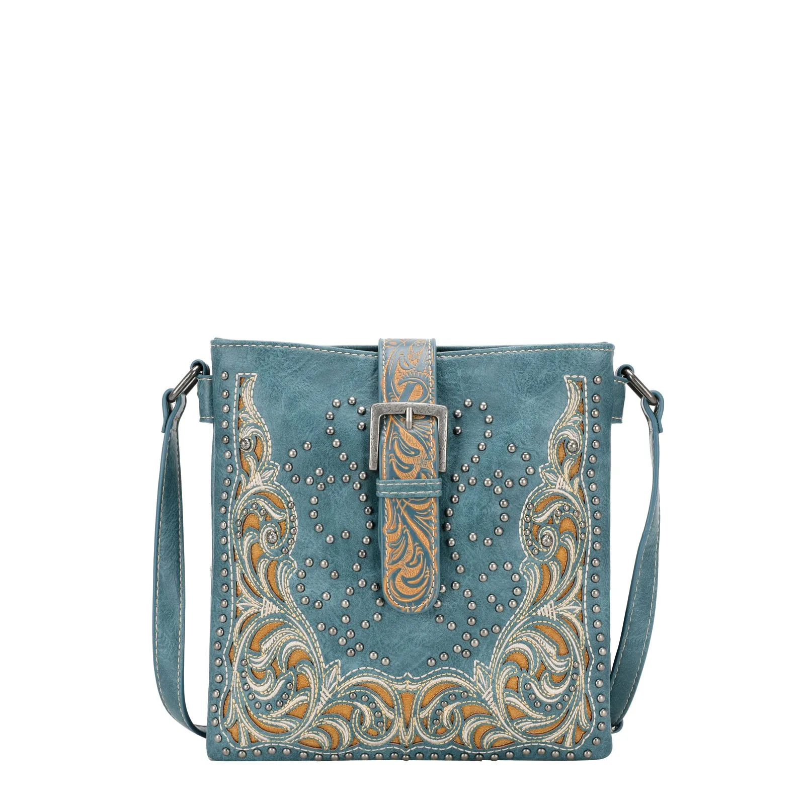 MW1143G-9360 Montana West Cut-Out/Buckle Collection Concealed Carry Crossbody