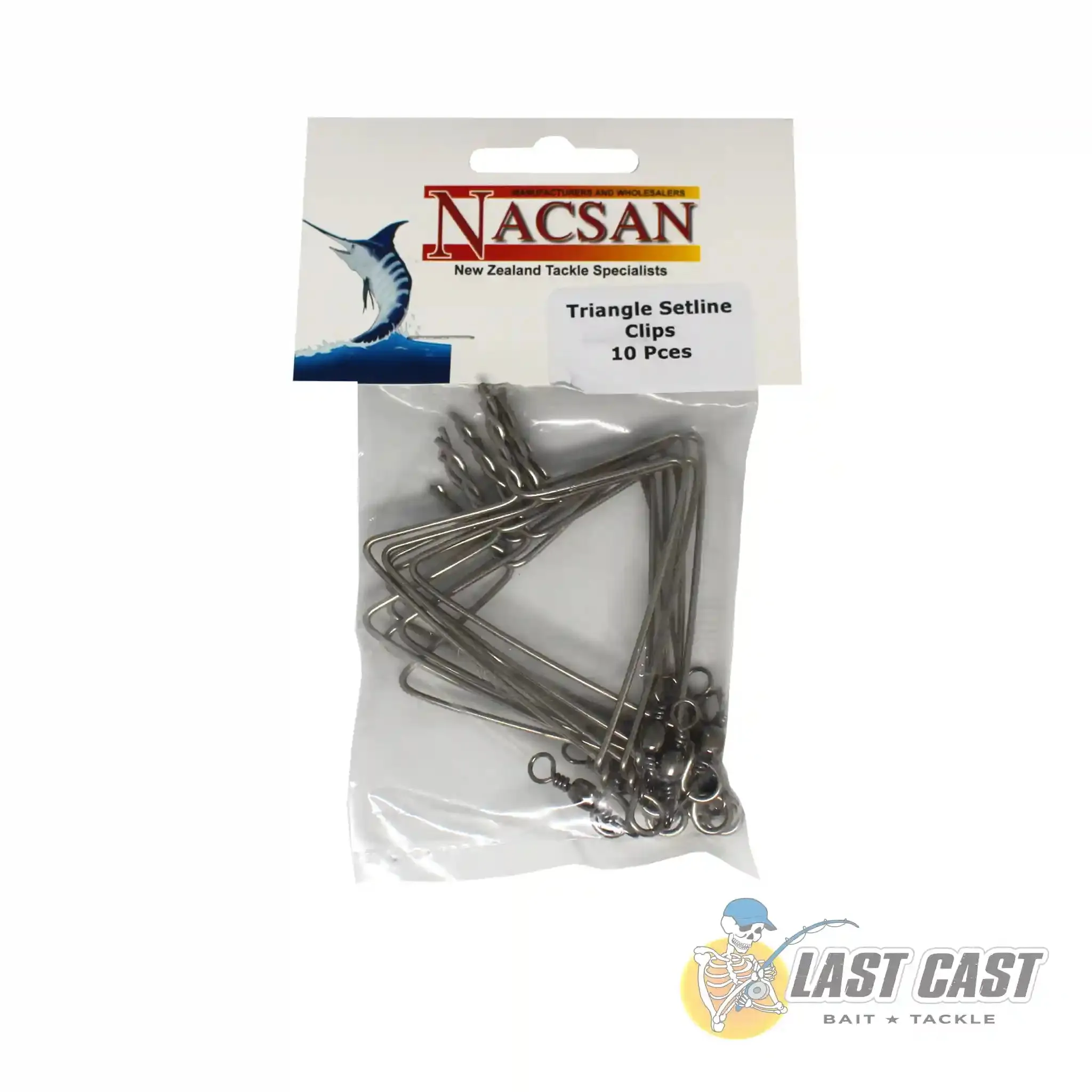 NACSAN - TRIANGLE SETLINE CLIPS 10PCE