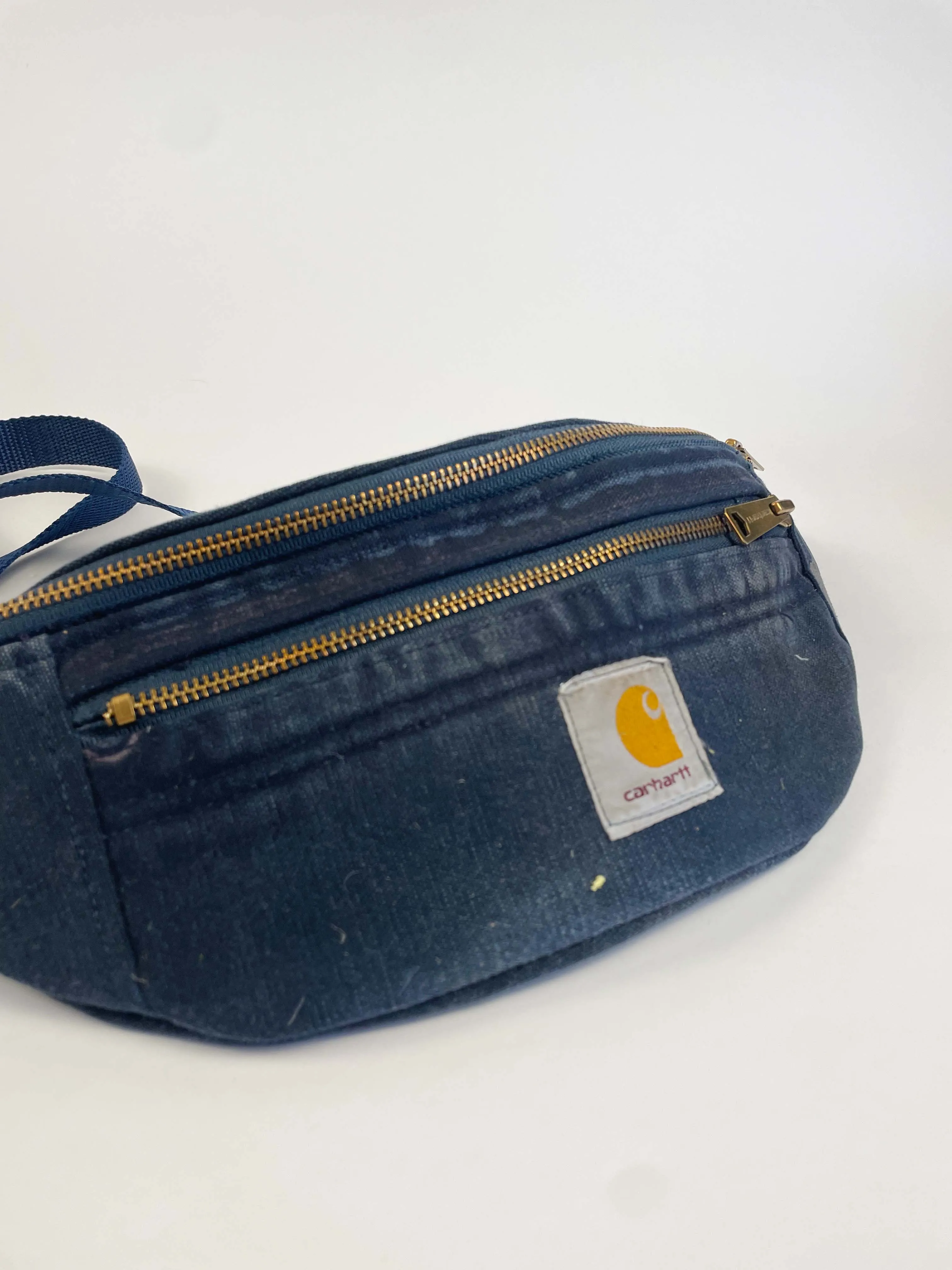 Navy Reworked Carhartt Sling Bag