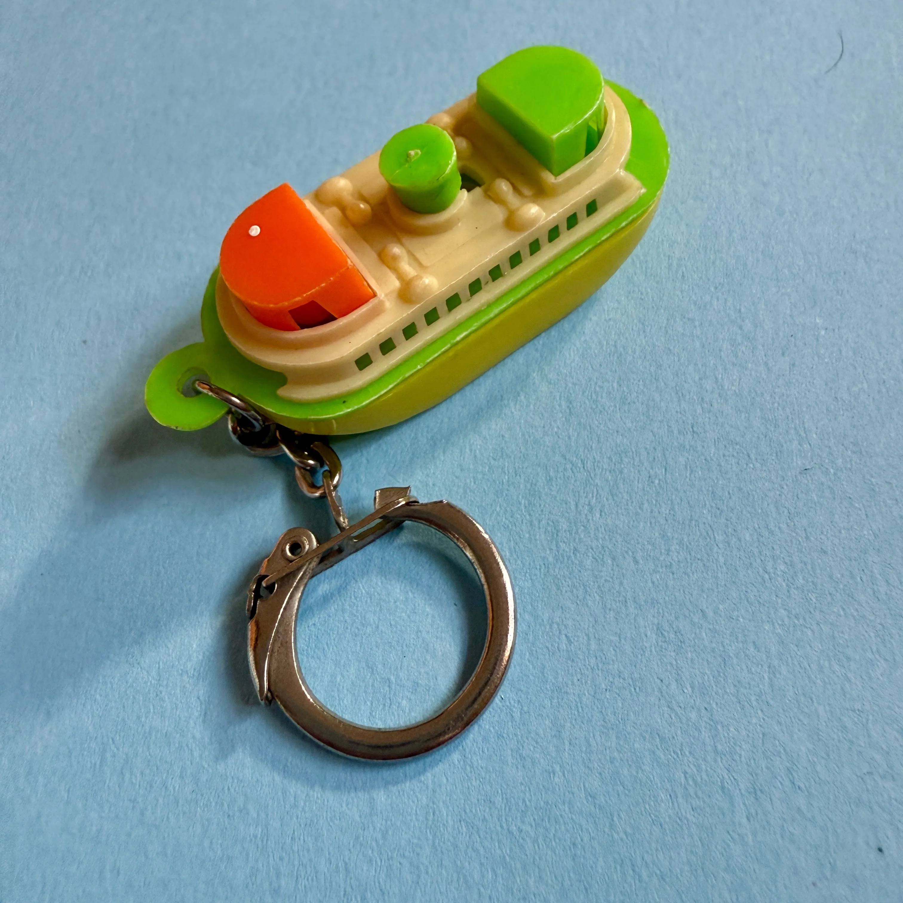 Neon 80s vintage boat charm