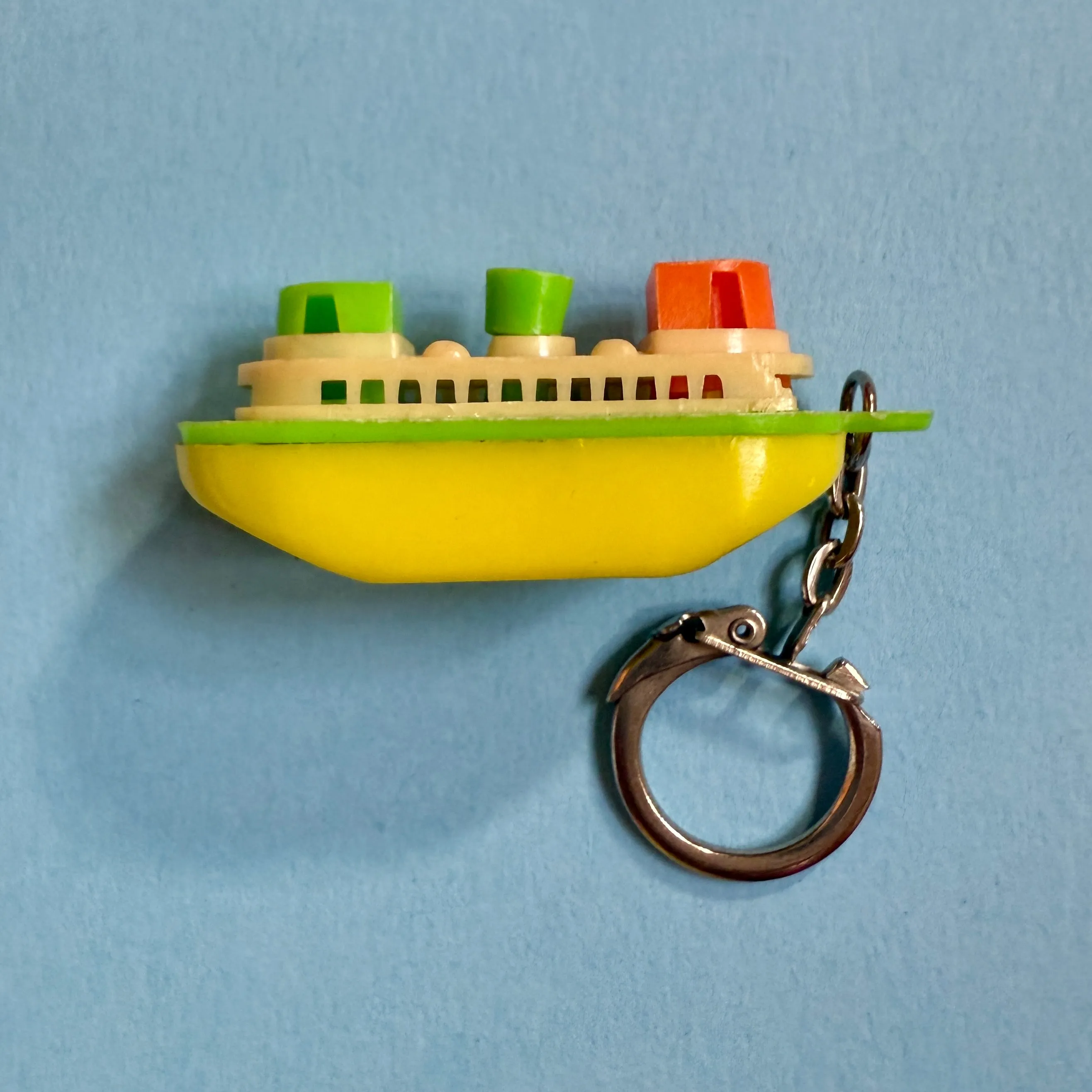 Neon 80s vintage boat charm