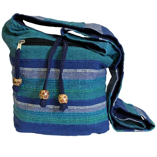 Nepal Sling Bag - Blue Rivers | Functional and Stylish Travel Bag for Adventurers