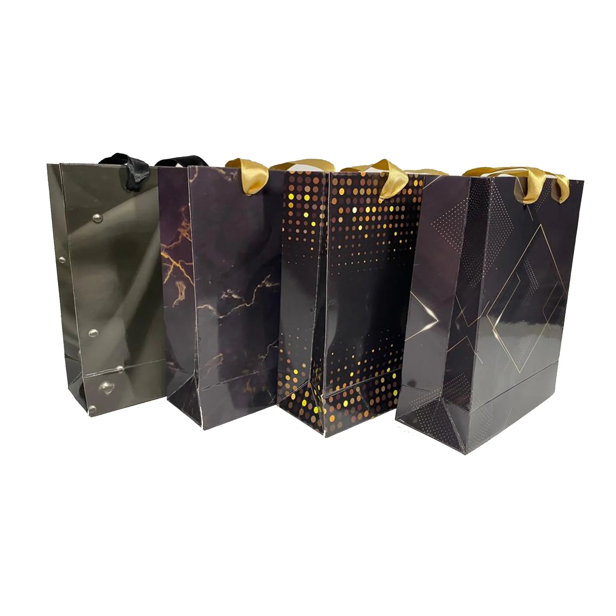 New Gloss Laminated Ribbon Handle Paper Bags