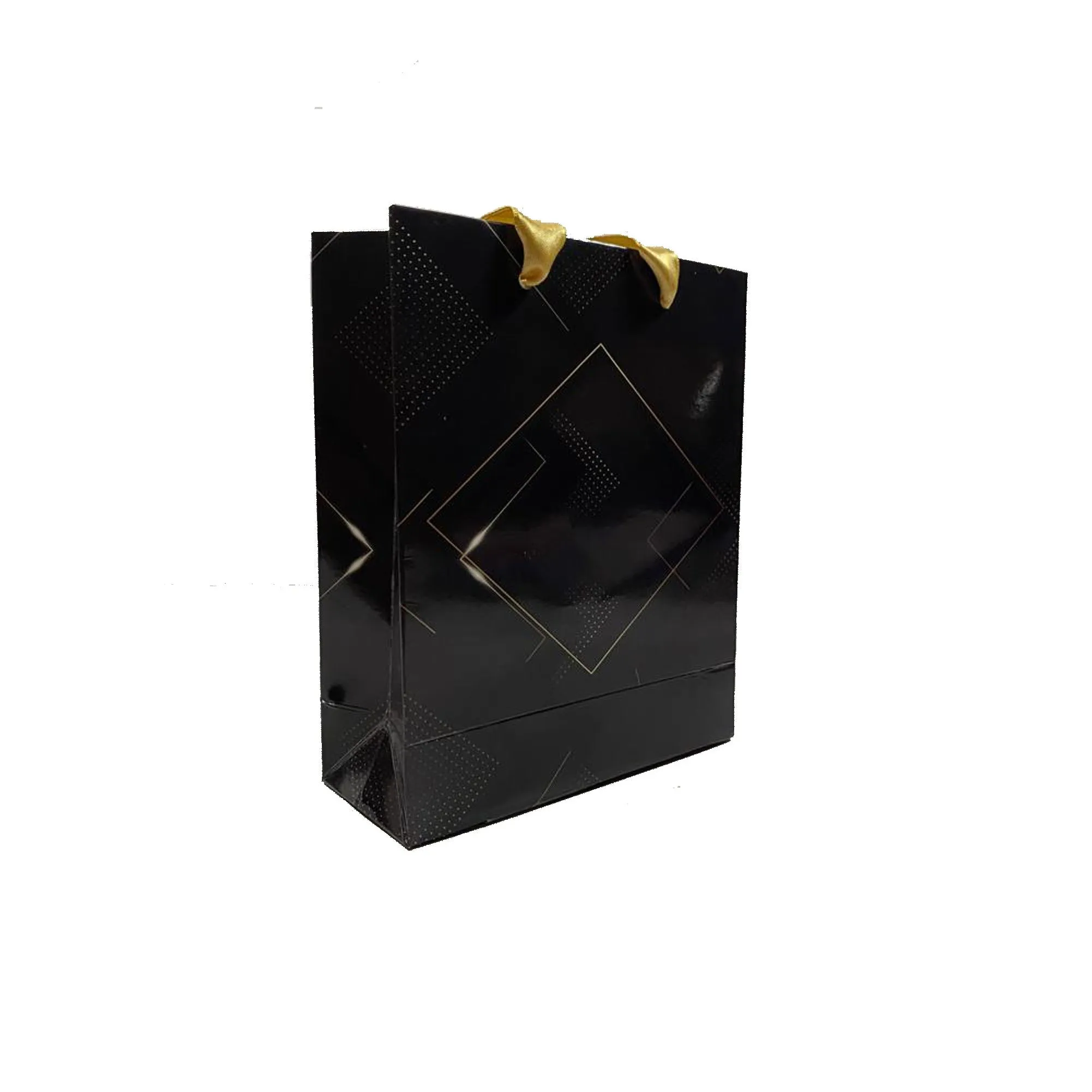 New Gloss Laminated Ribbon Handle Paper Bags