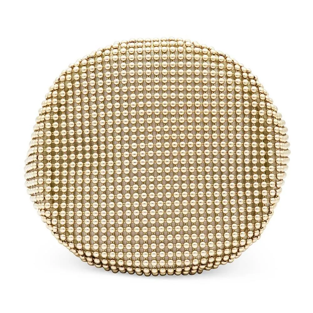 OB5243 BIANCA  ball mesh clutch