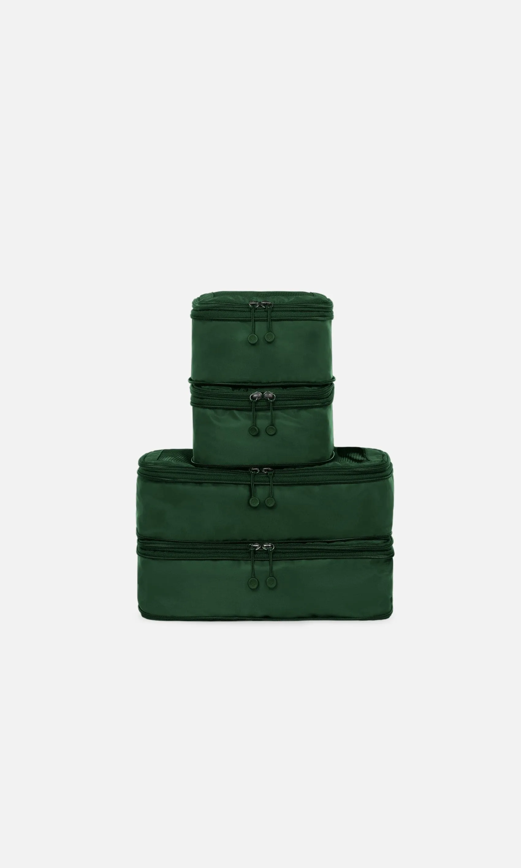 Packing Cubes in Green - Set of 4