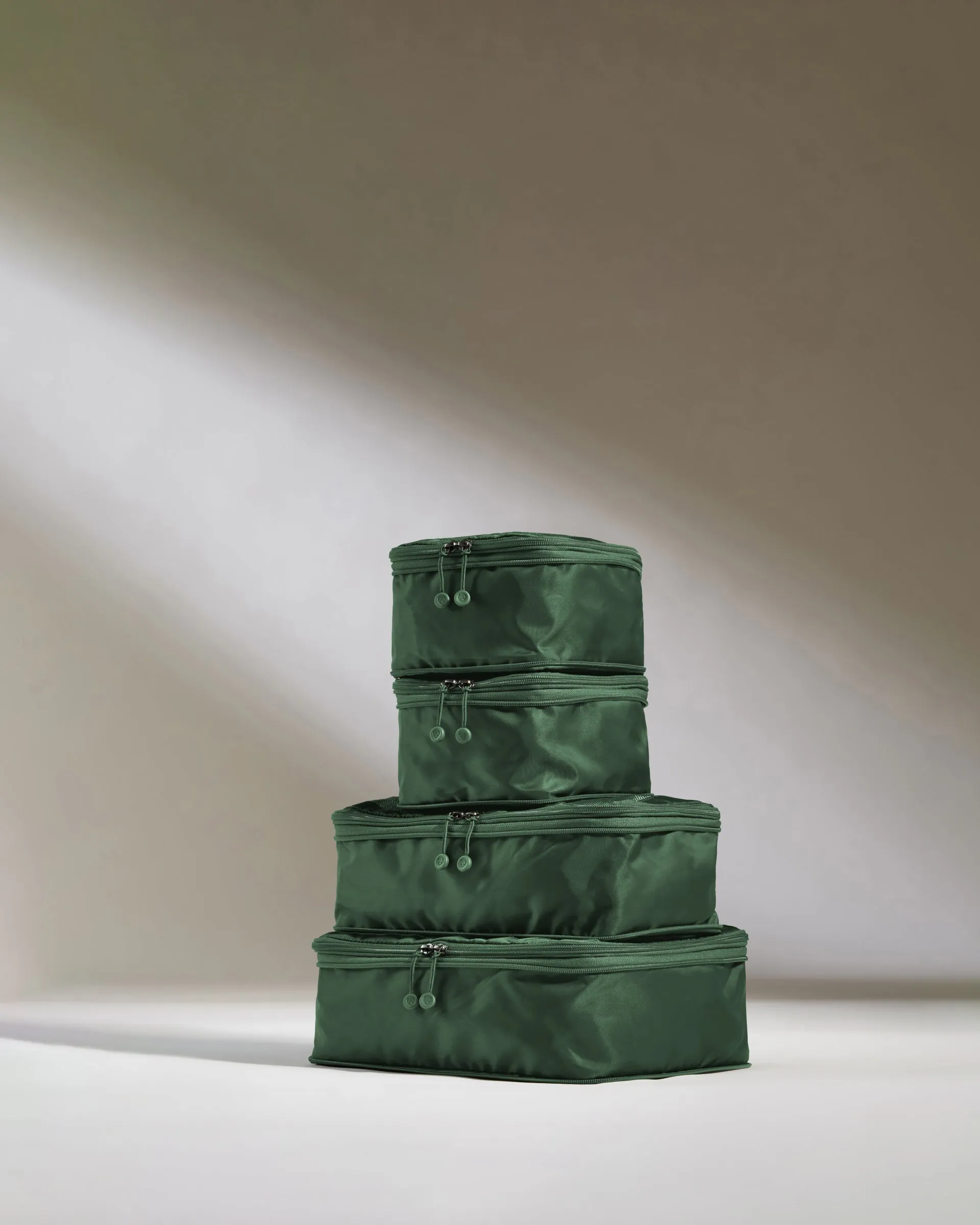 Packing Cubes in Green - Set of 4