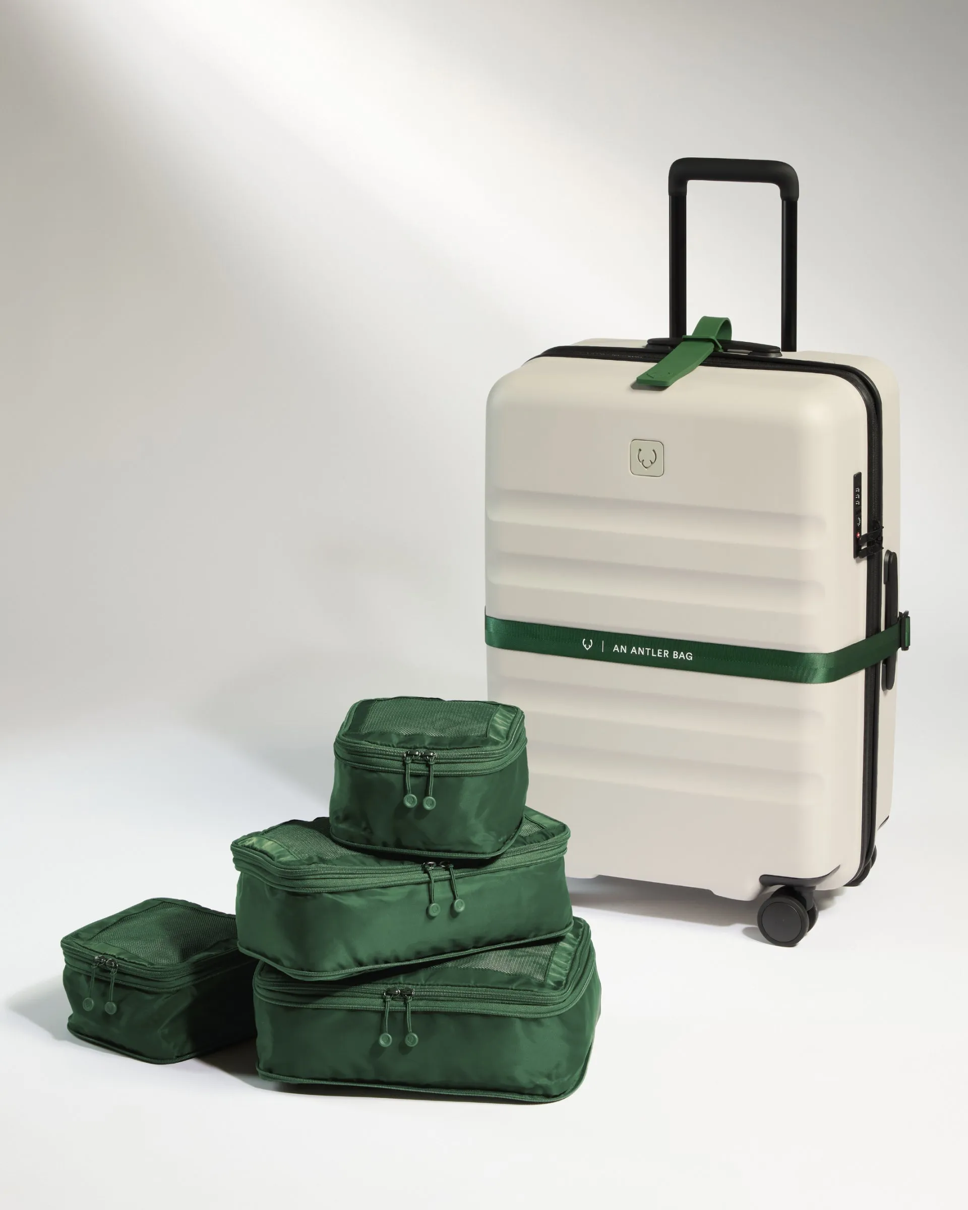 Packing Cubes in Green - Set of 4