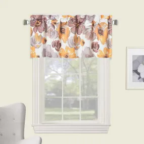 Pair of Leahanna Window Valance 52”Wx18”L (Set of 2)