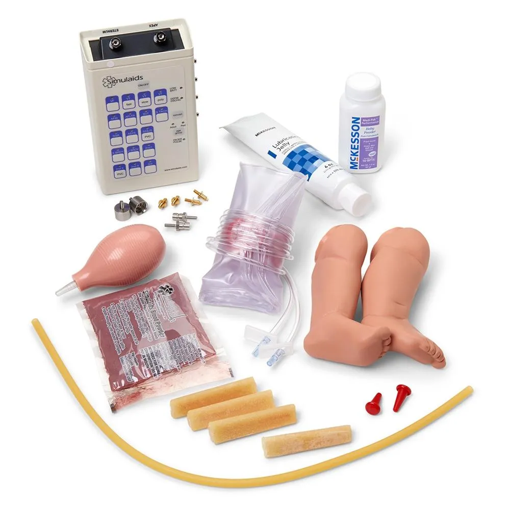 Pediatric ALS Trainer Complete with Arrhythmia Simulator