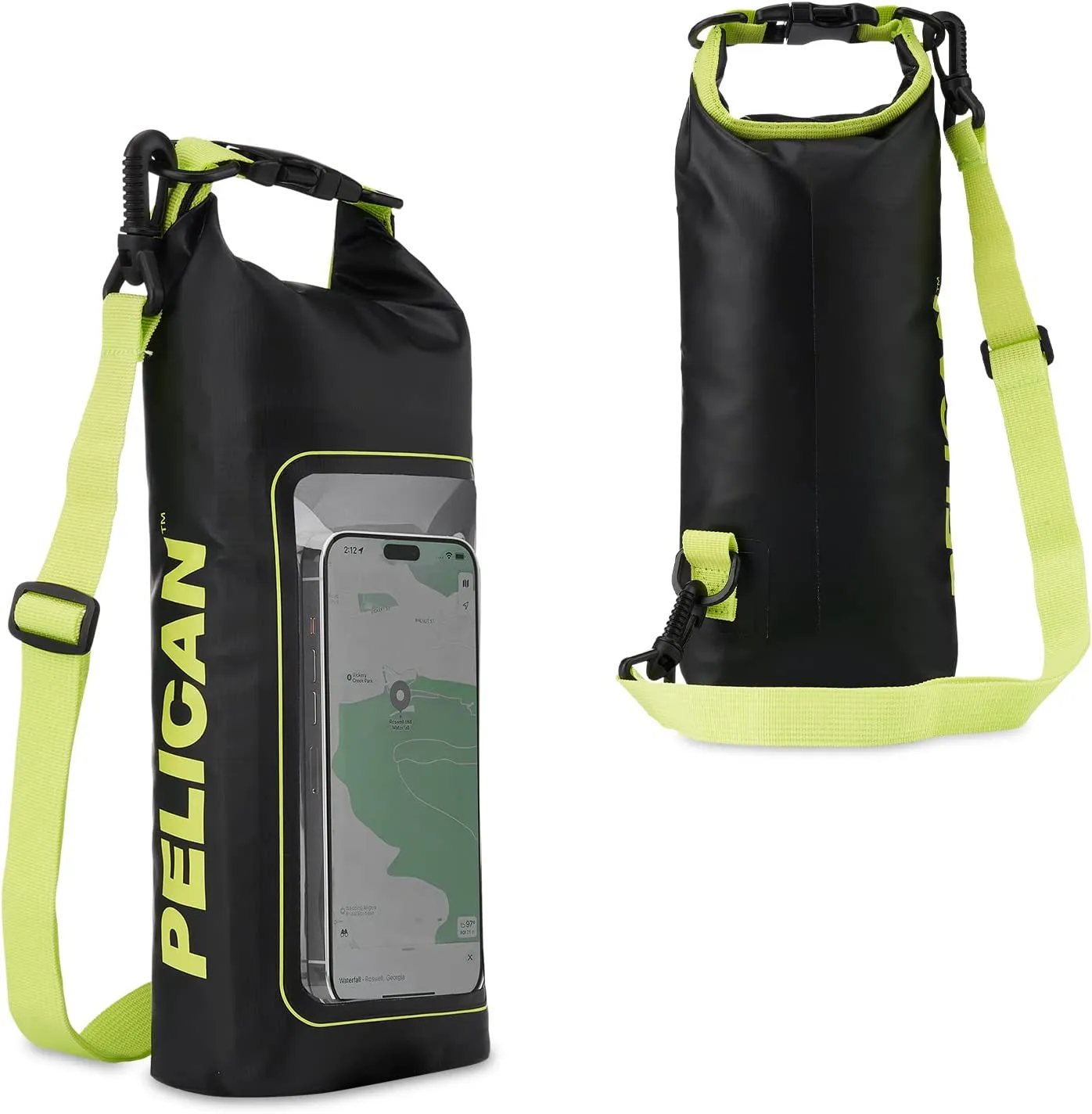 Pelican Marine Water Resistant Dry Bag (Black/Hi Vis Yellow)