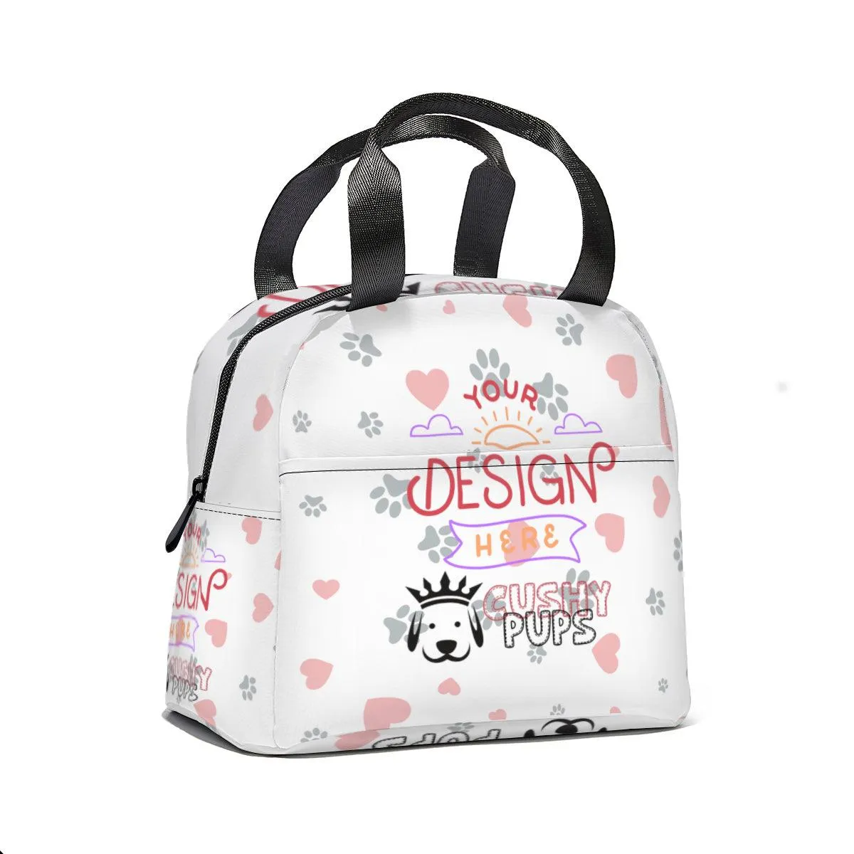 Personalised Lunch Bag, Personalized Lunch Bags, Custom Lunch Bag, Promotional Lunch Bags - Cushy Pups