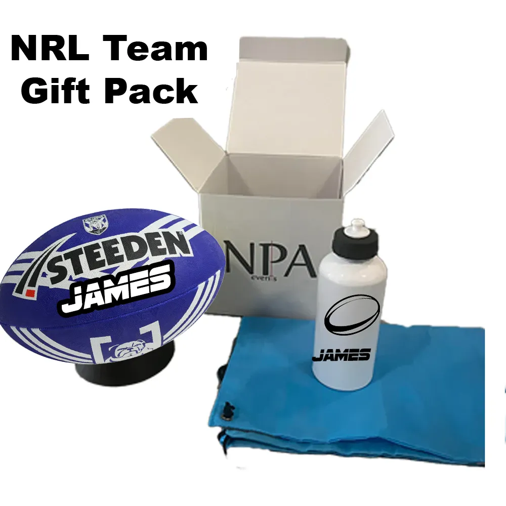 Personalised NRL Team Rugby League Gift Pack (Size 5)