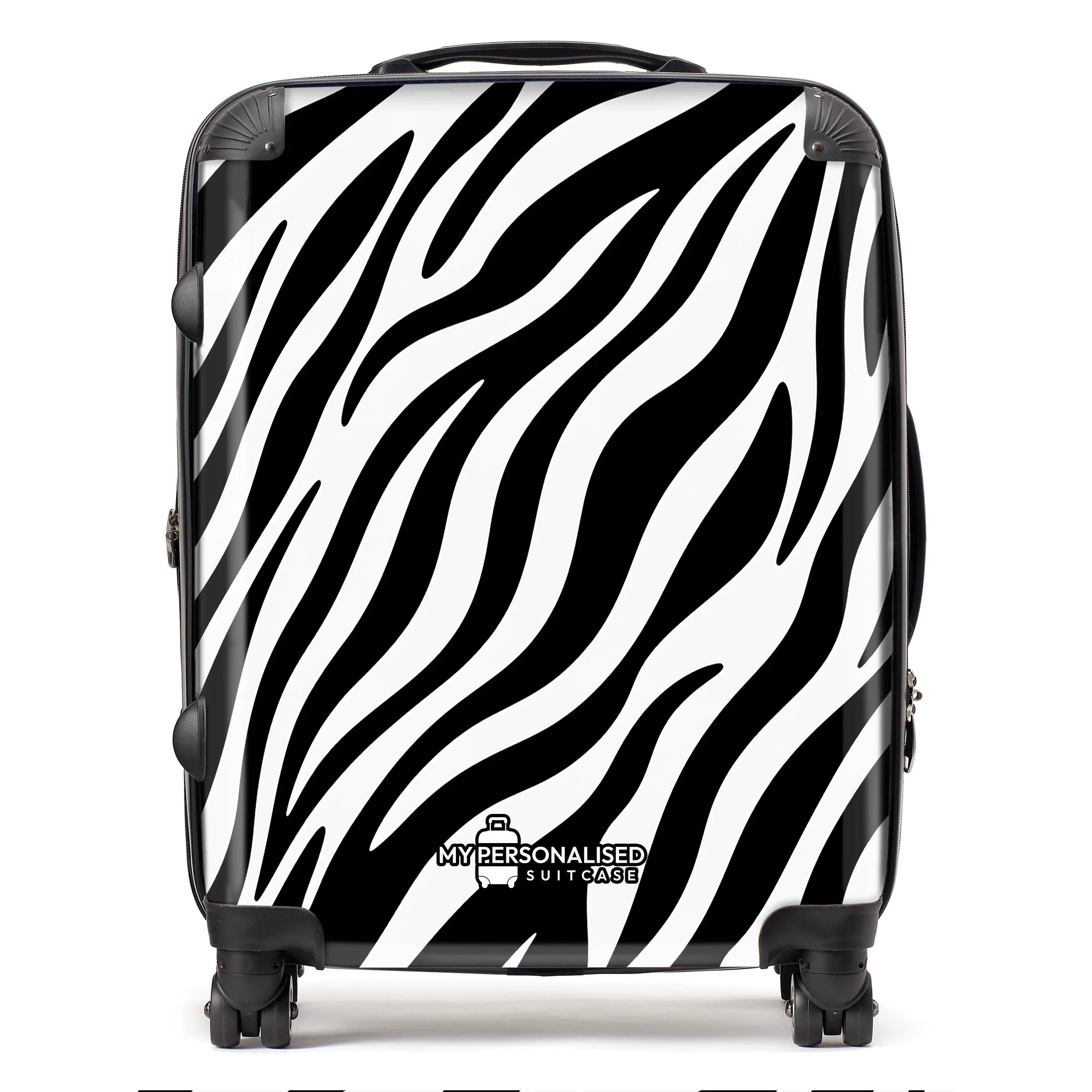 Personalised Zebra Suitcase