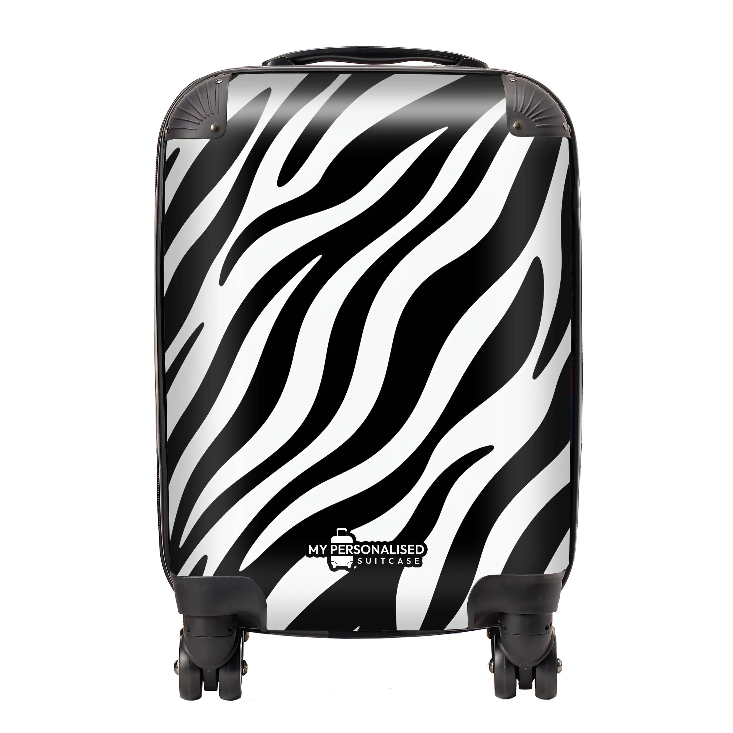 Personalised Zebra Suitcase