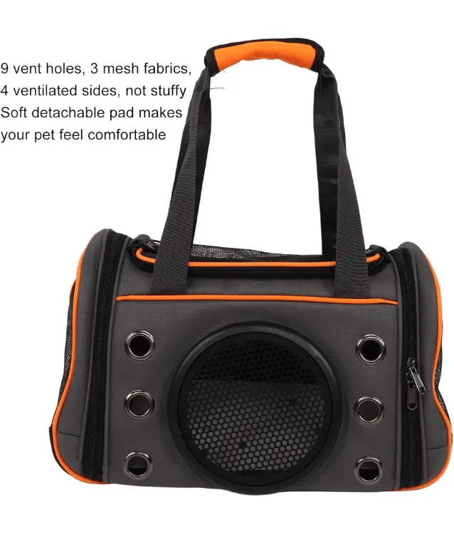 Pet Carrying Handbag Ventilate Pet Carrier Large L40xW25xH25 cm