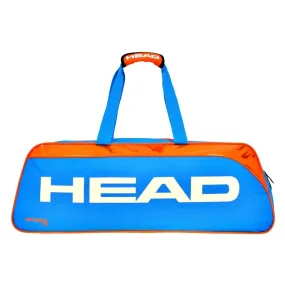 Polyester Inferno 50 Economical Badminton Kit Bag (Compartment: Single | Capacity: 3 Racquets | Colour: Blue | Orange)