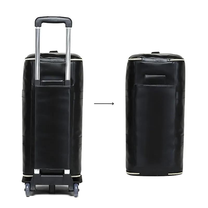 Premium Travel Weekend Carry On Garment Duffle Roller Bag