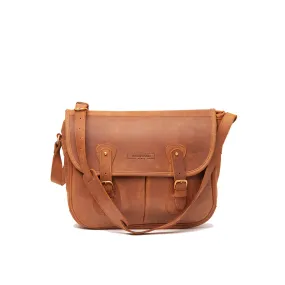 Pull-up Leather Dominic Satchel