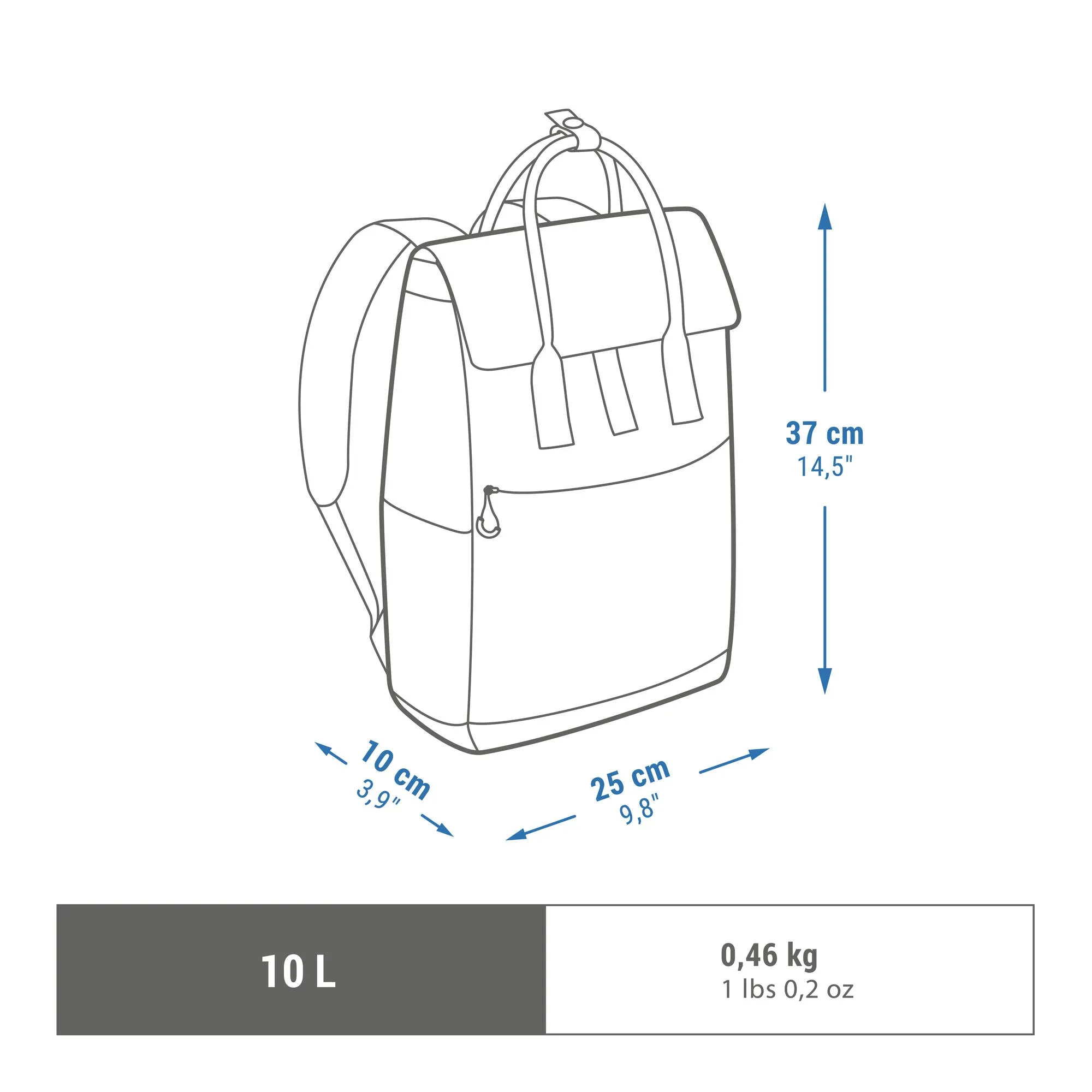 Quechua NH Escape 150 10 L Backpack