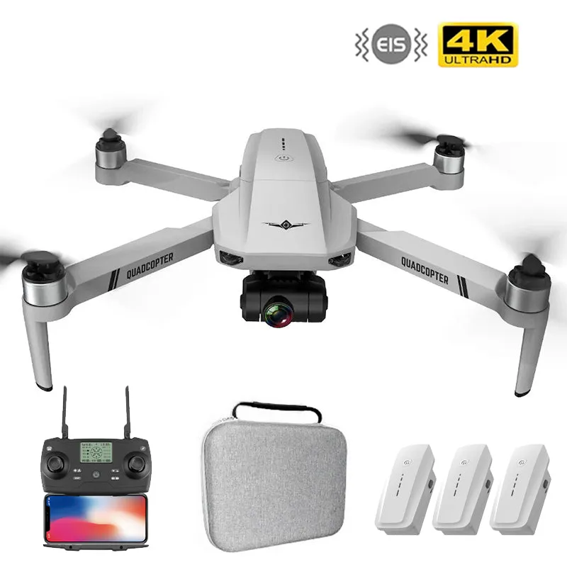 RC Drone KF102 2-Axis Gimbal HD Camera Brushless Motor GPS 5G Wifi Professional Foldable Quadcopter