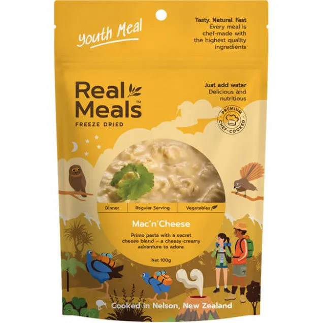 REAL MEALS MAC 'N' CHEESE: 100G