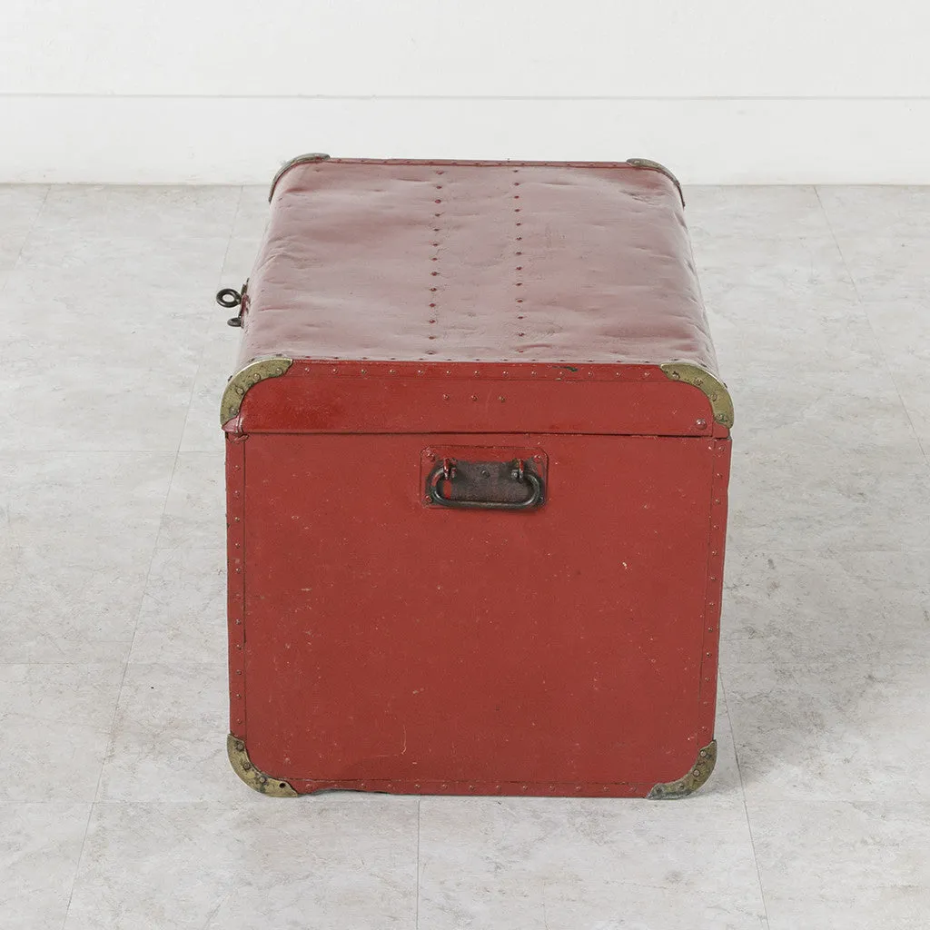 Red Traveling Trunk