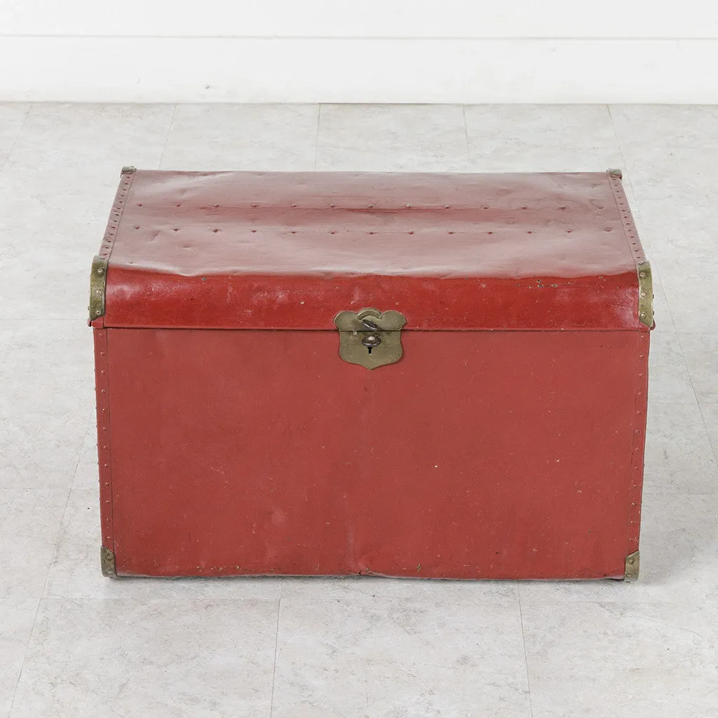 Red Traveling Trunk