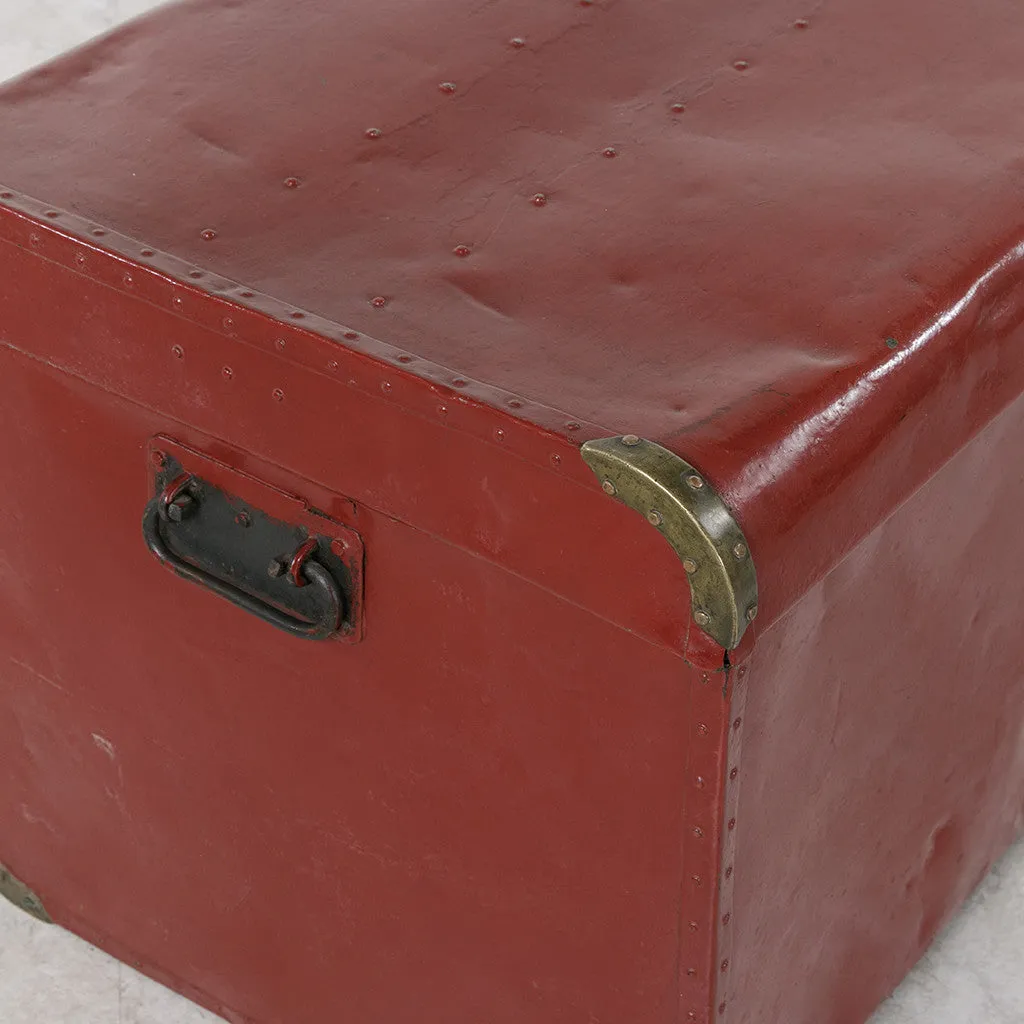 Red Traveling Trunk