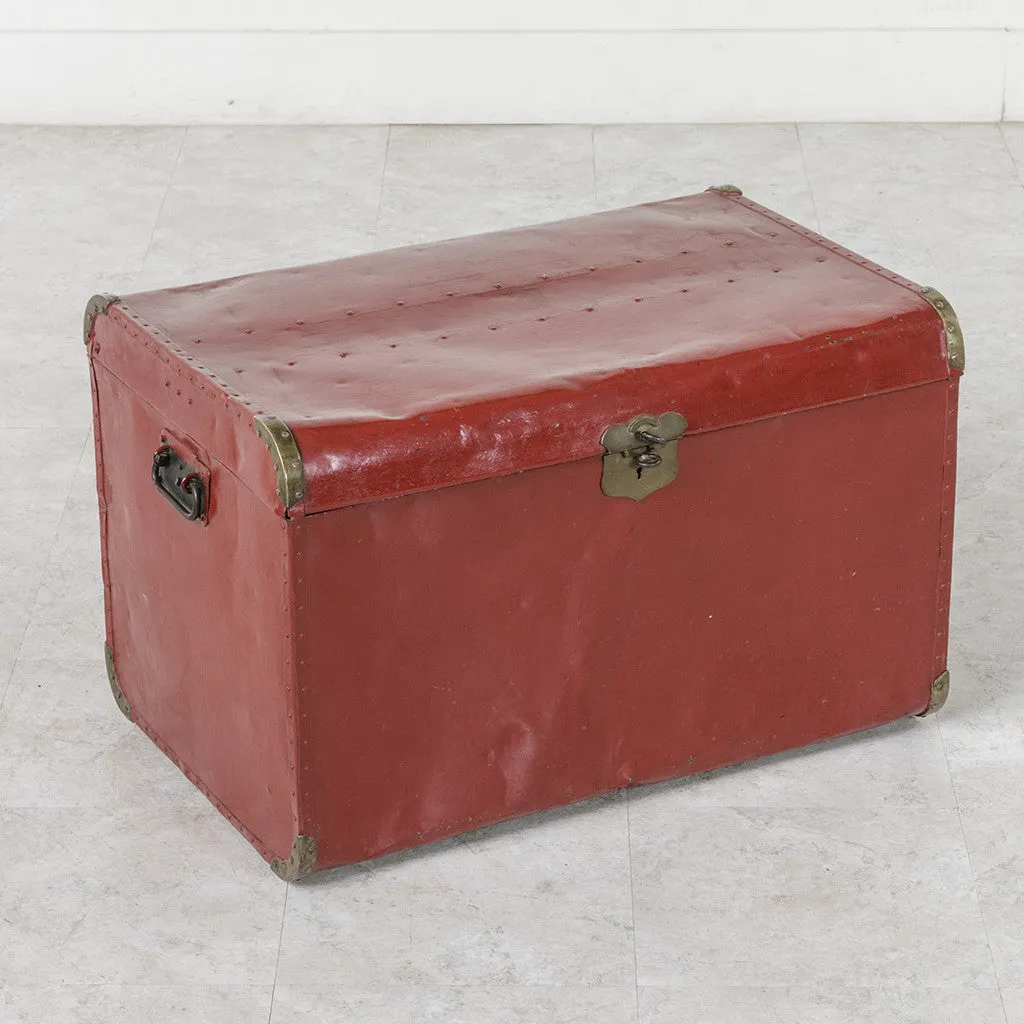 Red Traveling Trunk