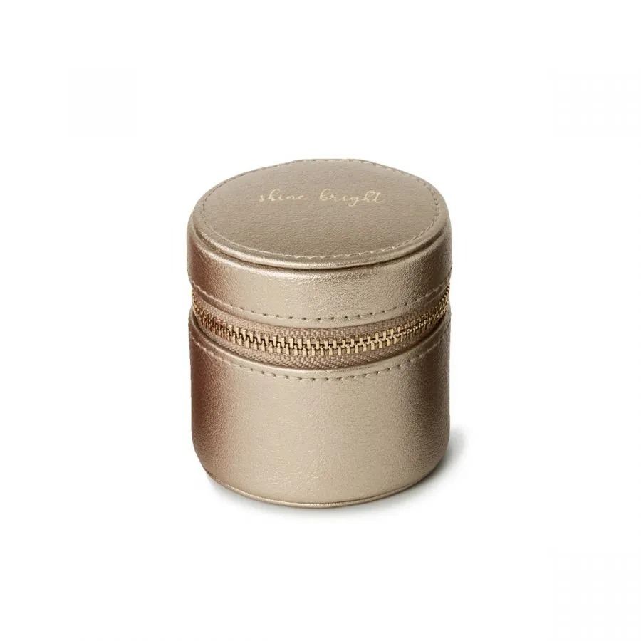 Round Mini Zip Case