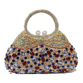 Royal Luxury Crystal & Rhinestone Evening Bag