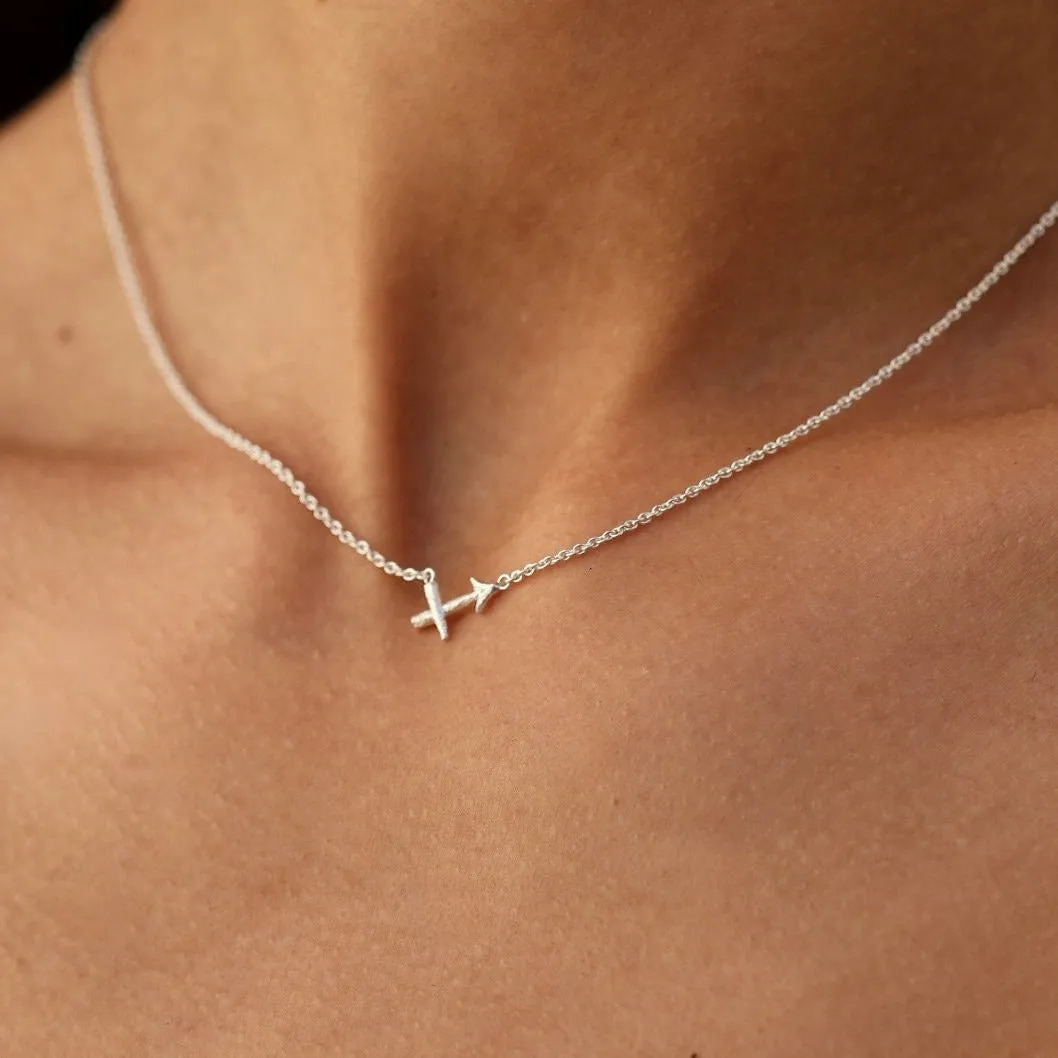 Sagittarius Silver Necklace