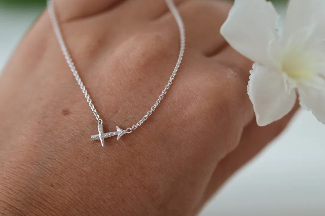 Sagittarius Silver Necklace