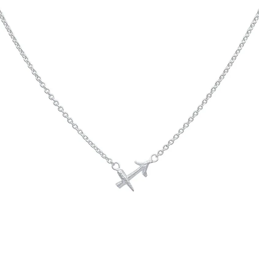 Sagittarius Silver Necklace