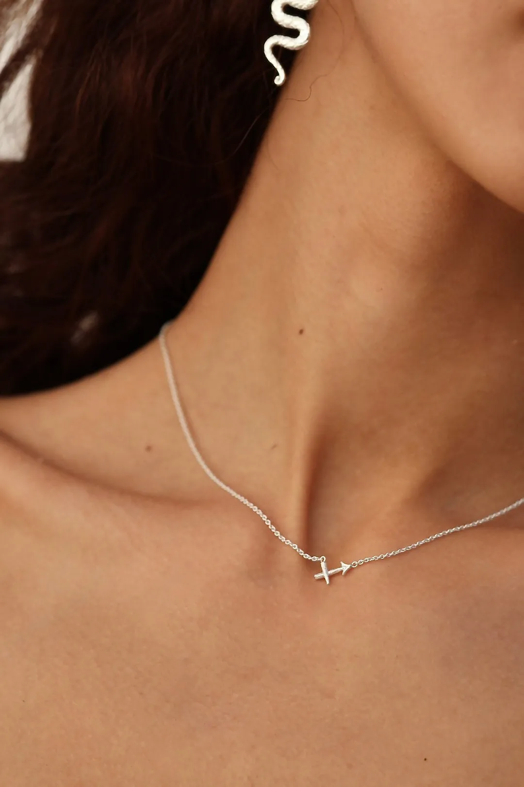 Sagittarius Silver Necklace